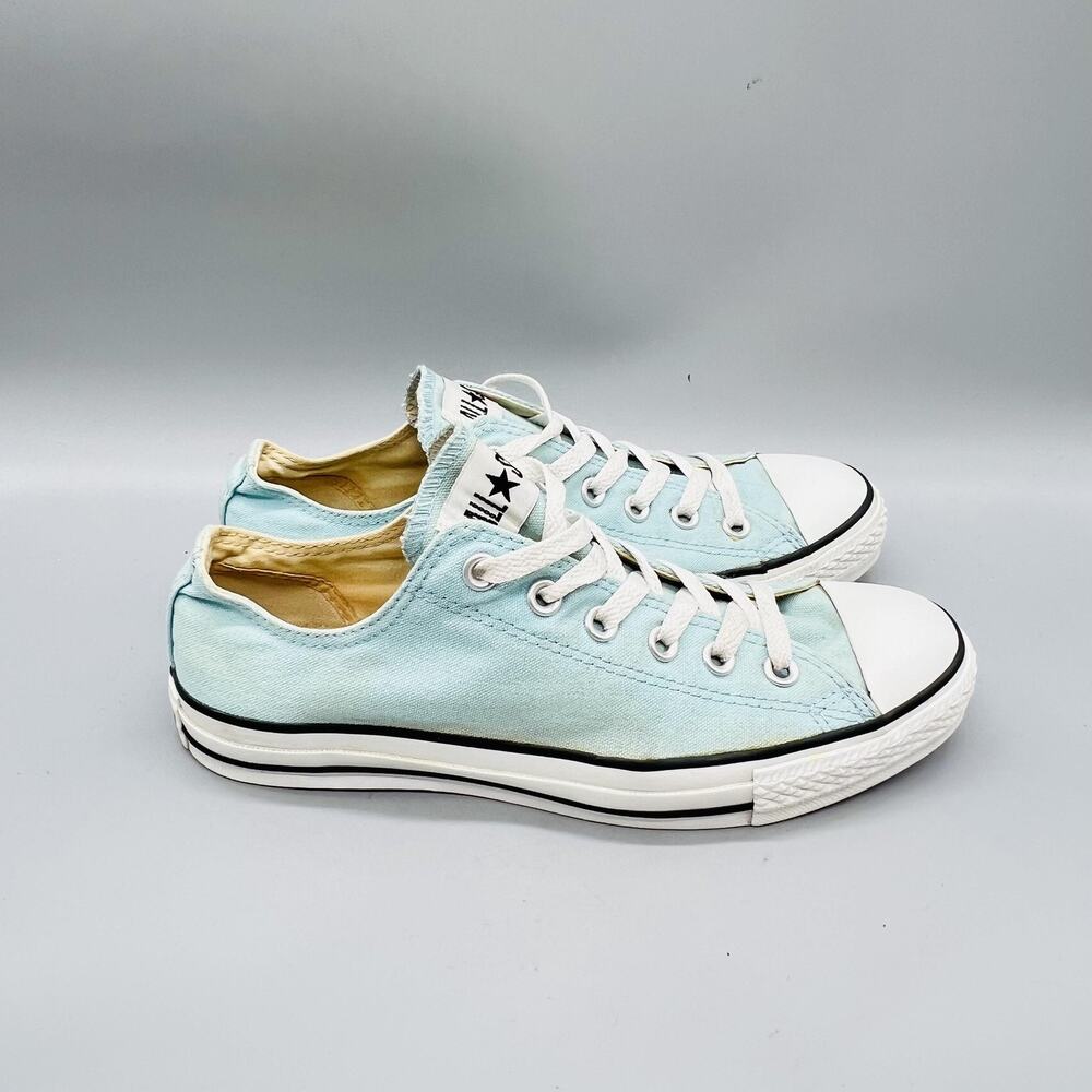 Converse Shoes Mens 7 Womens 9 Blue Canvas Chuck Taylor All Star Low Top Sneaker